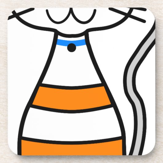 Cutest Cat Bier Onderzetter (Voorkant)