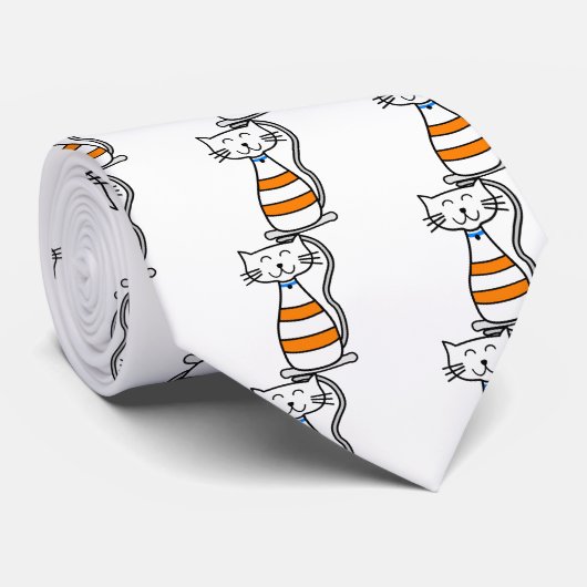 Cutest Cat Stropdas (Opgerold)