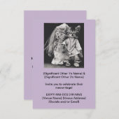 Cutest Cat-Themed Wedding Invitation  RSVP Kaartje (Voorkant / Achterkant)