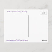 Cutest Cat Thinking of you Briefkaart (Achterkant)