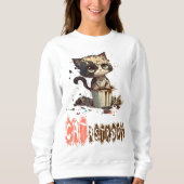 "Cutest catastrophic Kitten Chaos" Sweatshirt (Voorkant)