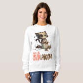 "Cutest catastrophic Kitten Chaos" Sweatshirt (Voorkant volledig)