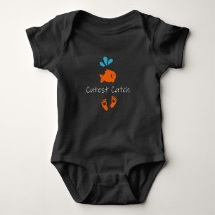 Cutest Catch,Gevist Baby Zwangerschap, Baby Romper