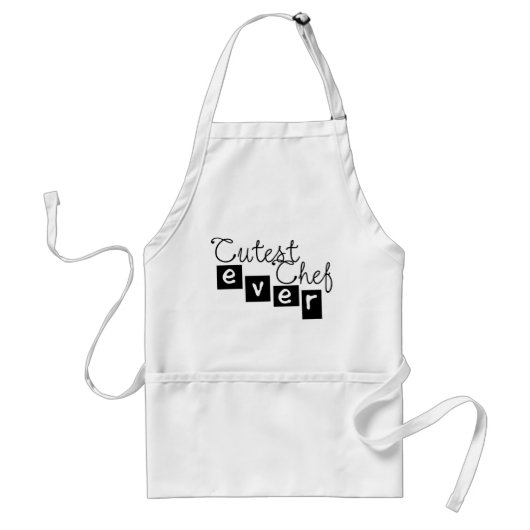 Cutest Chef Apron Standaard Schort (Voorkant)