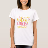 Cutest chick, grappig en eenvoudig t-shirt (Voorkant)
