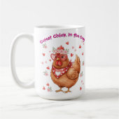 Cutest Chick in the Coop Brown Hen Koffiemok (Links)