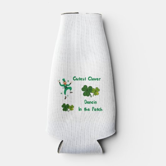 Cutest Clover Dancin in the Patch Flesjeskoeler (Voorkant)