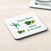 Cutest Clover, Dancin in the Patch on a Bier Onderzetter (Linkerzijde)