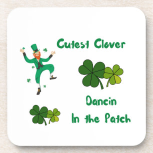Cutest Clover, Dancin in the Patch on a Bier Onderzetter