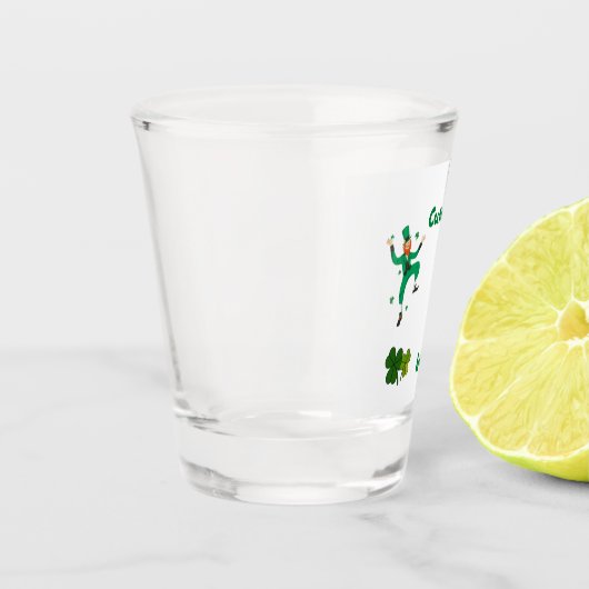 Cutest Clover Dancin in the Patch Shot Glas (Links)