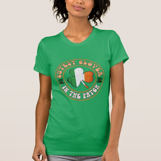 Cutest Clover in de patch T-shirt (Voorkant)