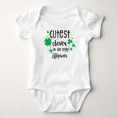 Cutest Clover in the Patch, Name ©GraphicLoveShop Romper (Voorkant)