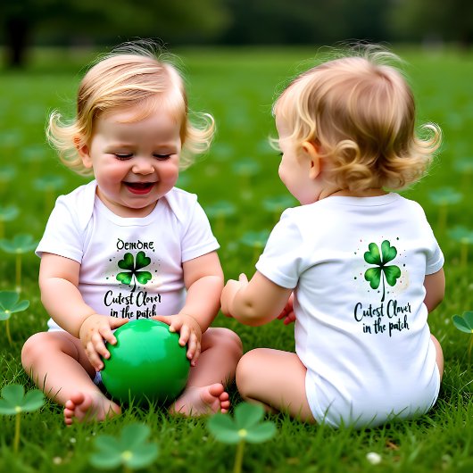 Cutest Clover in the Patch  Romper
