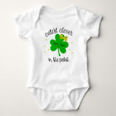 Cutest Clover in the Patch St. Patricks Day Romper (Voorkant)