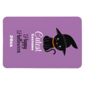 Cutest Costume Black Cat Halloween Party Award Magneet (Horizontaal)