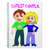 CUTEST COUPLE NOTITIEBOEK (Voorkant)