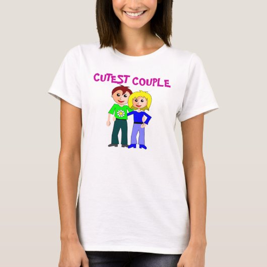CUTEST COUPLE T-SHIRT (Voorkant)