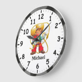 Cutest Cowboy Ever! Personaliseren Grote Klok (Hoek)