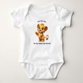Cutest Cub Around Baby One-Piece Romper (Voorkant)