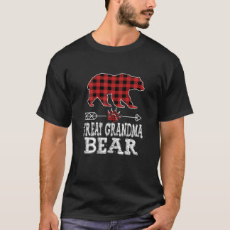 Cutest Dark Red Pleid Xmas Pajama-familie - Geweld T-shirt