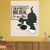 Cutest Dog Ever Canvas Afdruk (Insitu (Woonkamer))