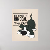 Cutest Dog Ever Canvas Afdruk (Voorkant)