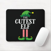 Cutest Elf Matching Family Group kerstparty E Muismat (Met muis)