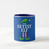 Cutest Elf Matching Family-kerstfeest Mok (Midden)