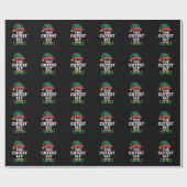 Cutest Elf Matching Family Kerstmis Cadeaupapier (Vlak)