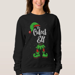 Cutest Elf Matching Family Kerstmis Pajama Costum Trui