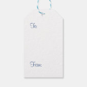 Cutest Ever Holiday Gift Labels Chipmunk en Snow Cadeaulabel (Achterkant)