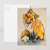 Cutest Fox Briefkaart (Voorkant / Achterkant)