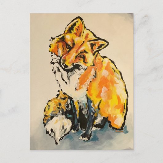 Cutest Fox Briefkaart (Voorkant)