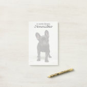 Cutest French Bulldog Puppy Post-it® Notes (Op bureau)