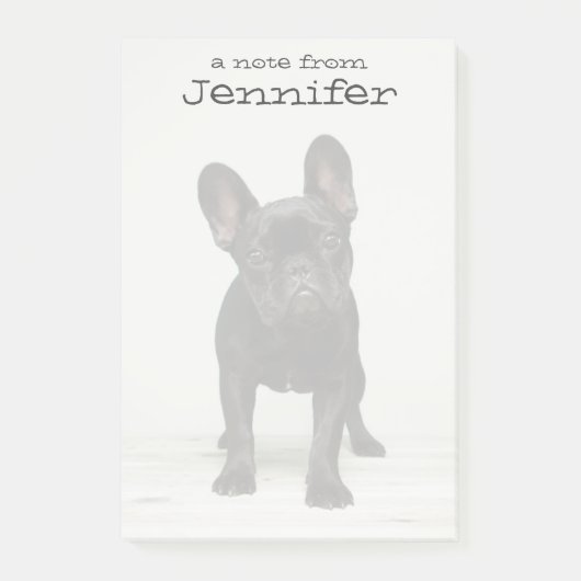 Cutest French Bulldog Puppy Post-it® Notes (Voorkant)
