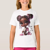 Cutest Girl In Class Kids T-shirt (Voorkant)