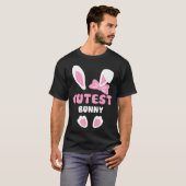 Cutest Girls Easter Rabbit I'm The Cutest Bunny Ea T-shirt (Voorkant volledig)