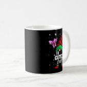 Cutest Gnome Red Buffalo Plaid Matching Family Chr Koffiemok (Voorkant rechts)