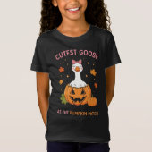 Cutest Goose Pumpkin Patch Kids Halloween  T-shirt (Voorkant)