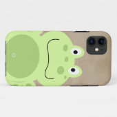 Cutest Green Frog Rustic Happy Smiling Froggy Case-Mate iPhone Case (Achterkant (horizontaal))