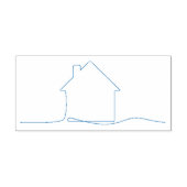 Cutest house zelfinktende stempel (Design)