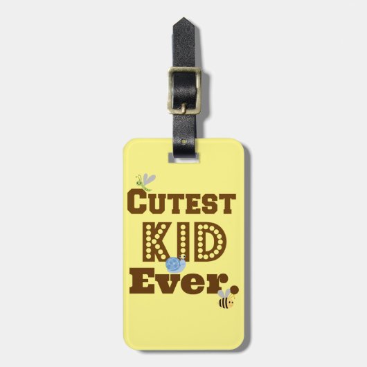 Cutest Kind Ever Bagagelabel (Voorkant verticaal)