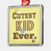 Cutest Kind Ever Metalen Ornament (Links)