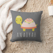Cutest Little Boho Turtle Name Modern Kussen (Deken)