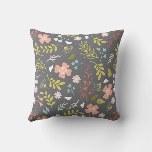 Cutest Little Boho Turtle Name Modern Kussen (Achterkant)