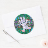 Cutest Little Bunny Ronde Sticker (Envelop)
