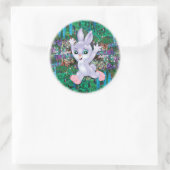 Cutest Little Bunny Ronde Sticker (Tas)