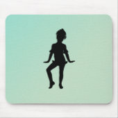 Cutest Little Dancer Green Muismat (Voorkant)