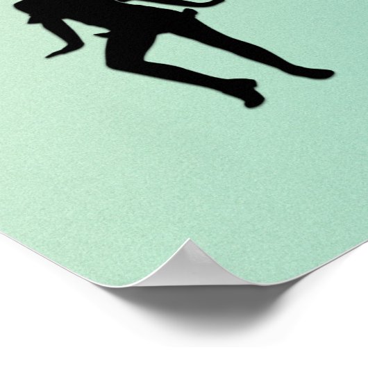 Cutest Little Dancer Green Poster (Hoek)