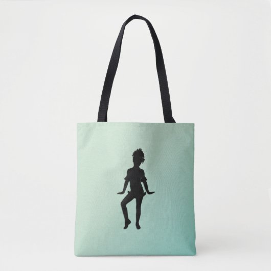 Cutest Little Dancer Green Tote Bag (Voorkant)